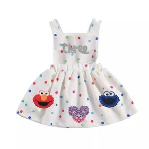 Elmo Dress Smash Cake Third Birthday Cookie Monster Clothes Sesame Street Abby